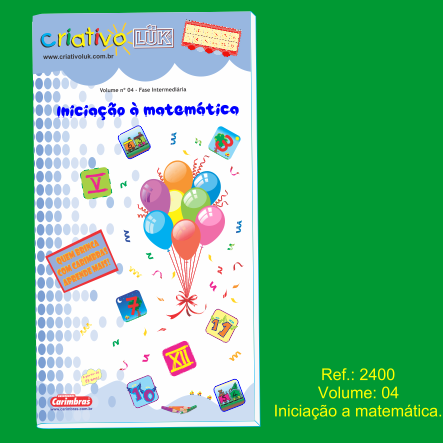 Livro Criativo Lük – vol. 4 - Iniciação a matemática